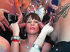 3 movies - Eurobabe brides get wasted adn night club reception and end up fucking and sucking every guy in the room